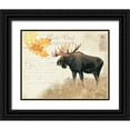 thumbnail image 1 of Wiens, James 32x26 Black Ornate Wood Framed with Double Matting Museum Art Print Titled - Northern Wild III, 1 of 4