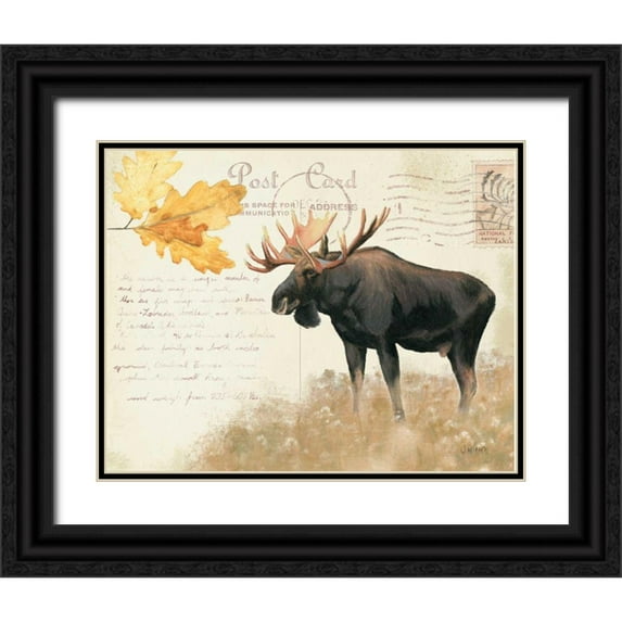 Wiens, James 32x26 Black Ornate Wood Framed with Double Matting Museum Art Print Titled - Northern Wild III