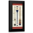 thumbnail image 1 of Wiens, James 8x14 Black Modern Framed Museum Art Print Titled - Nautique X, 1 of 5