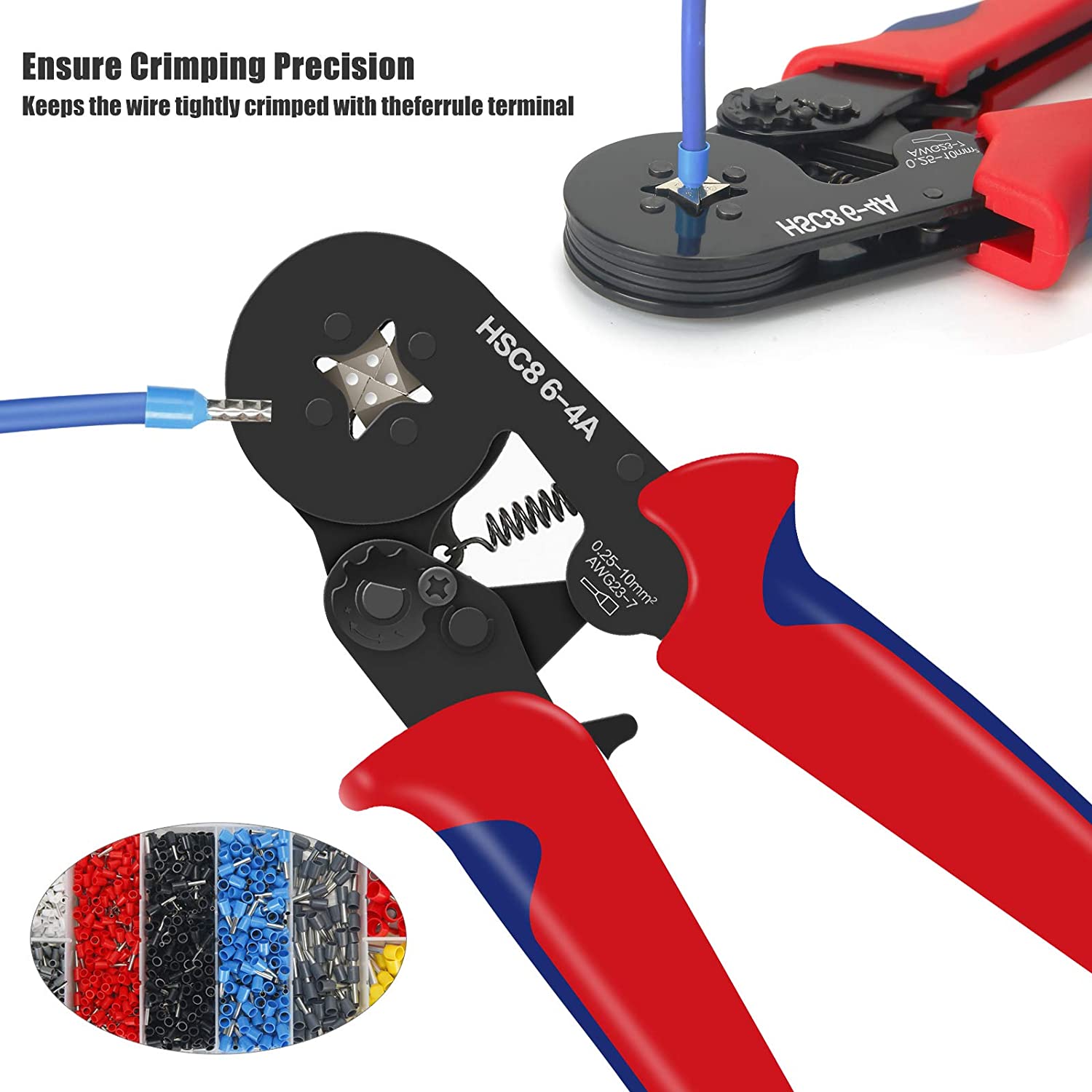 Wieprima Wire Crimper Tool Kit Ferrules Wire Crimping Tool Kit Crimper