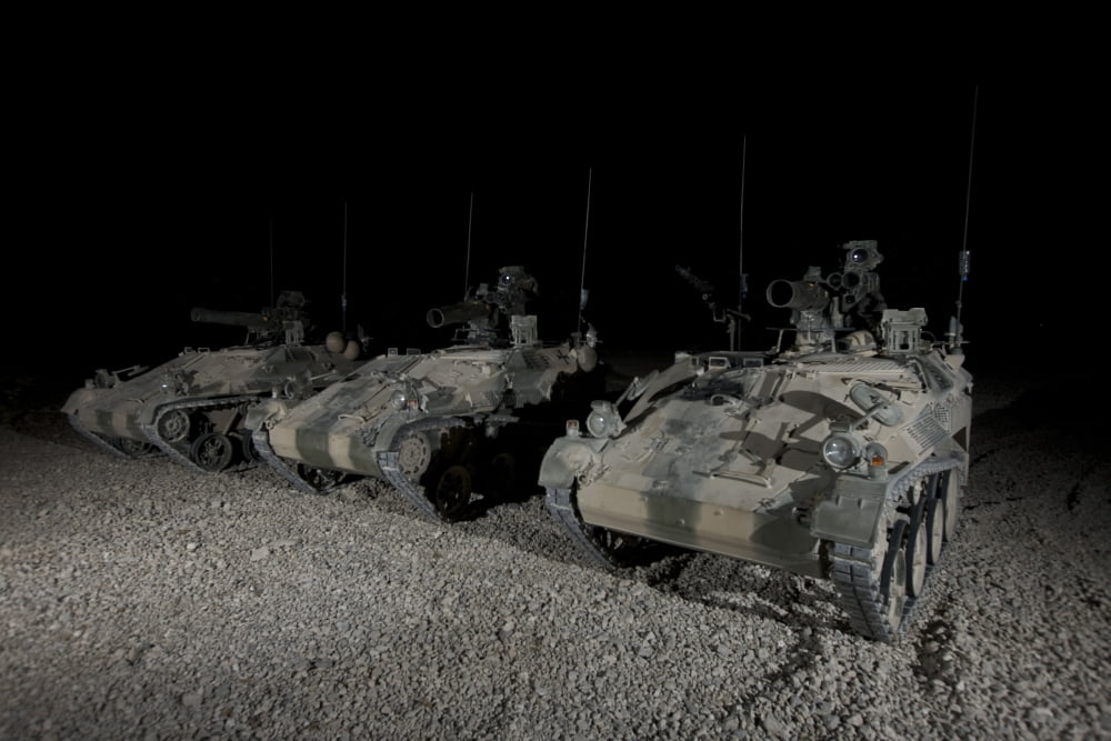 Wiesel 1 ATM TOW anti-tank vehicles Canvas Art - Terry MooreStocktrek Images (18 x 12)