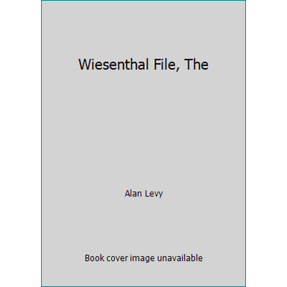Pre-Owned Wiesenthal File, The (Hardcover) 0802837727 9780802837721
