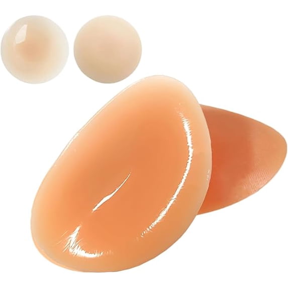 Wieysdoo Sticky Silicone Bra Inserts | Reusable Push-Up Pads for Bikini ...