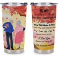 thumbnail image 1 of To My Wife Coffee Tumbler Present Tumbler for Wife Anniversary Valentine''s Day Tumbler with Lid for Wife Stainless Steel Insulated Wife Tumbler from Husband 20oz, 1 of 6