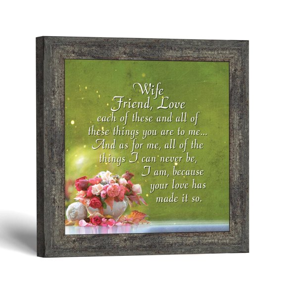 Picture Frame for Wife, Meaningful Gifts from Husband