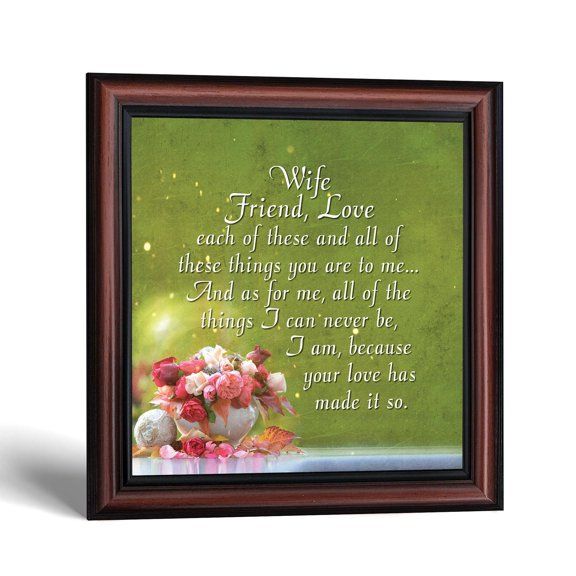Picture Frame for Wife, Meaningful Gifts from Husband