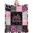thumbnail image 1 of Wife Gifts Blanket, Wedding Anniversary Romantic Gifts for Wife, Wife Birthday Gifts from Husband, Presents for Wife, to My Wife Gifts, Mothers Day Wife Gift, Cozy Throw Blanket 60" x 50", 1 of 5