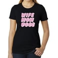 thumbnail image 1 of Wife, Mom, Boss Graphic Tee Ladies Funny T-shirts, Cute mom shirts - Black MH200WMOM S8 L, 1 of 2