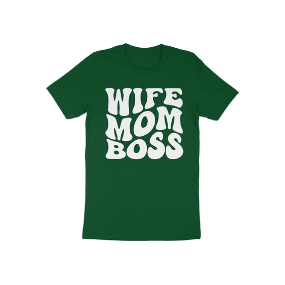 Wife Mom Boss Mommy Mother's Day Gift for Mama Women Mothers T-Shirt Boss Mom Birthday Holiday Mother's Day Presents Tshirt