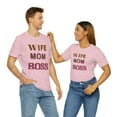 thumbnail image 1 of Wife Mom Boss T-Shirt, Mother's Day Gift, Mom, 1 of 9