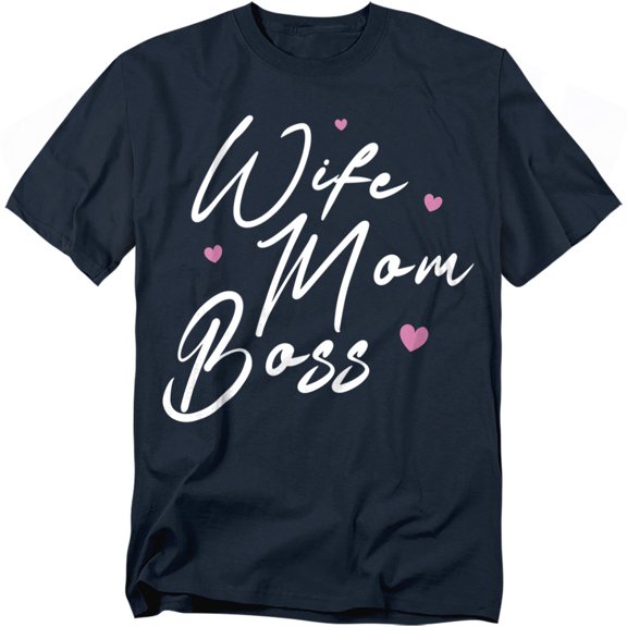 Wife Mom Boss Unisex Graphic Tee For Men & Women