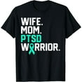 thumbnail image 1 of Wife Mom PTSD Stress Warrior Awareness Get Well Recovery T-Shirt, 1 of 4