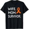 thumbnail image 1 of Wife Mom Survivor Leukemia Awareness T-Shirt, 1 of 4