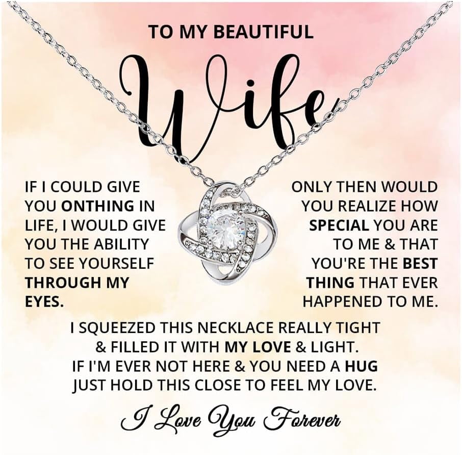 To My Wife Necklace From Husband, Gifts For Wife Romantic, Wifes ...