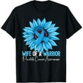 thumbnail image 1 of Wife Of A Warrior Prostate Cancer Awareness T-Shirt100% cotton short-sleeved shirt for both men and women, 1 of 6