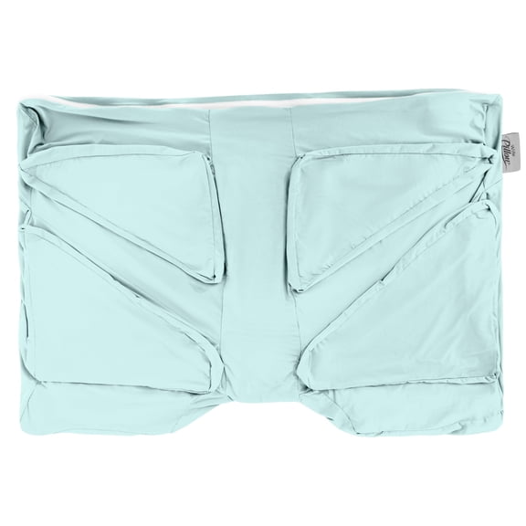 Wife Pillow Cooling Pillowcase: Q-Max 0.4 Cool Fabric, Buttery-Soft, Breathable, Silky-Smooth & Skin Friendly. Washable Cover with Zipper. Designed for Comfortable and Refreshing Sleep, Minty Dreams