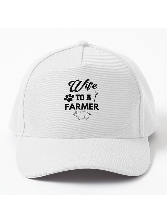 Wife To A Farmer Baseball Cap Farm Family Classic Hat Style