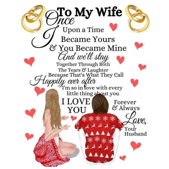 To My Wife Once Upon A Time I Became Yours & You Became Mine And We'll Stay Together Through Both The Tears &am, (Paperback)