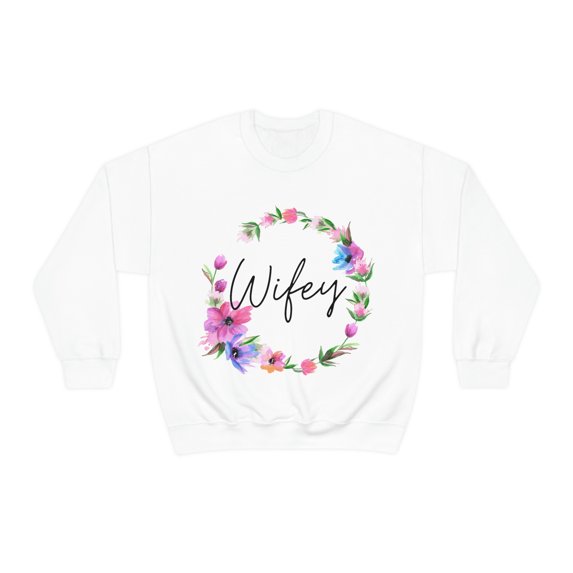 Wifey Sweatshirt, Gift for Wife, Gift for Fiancé,