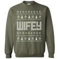 thumbnail image 1 of Wifey Ugly Holiday Sweatshirt Crewneck Sweatshirt, 1 of 1