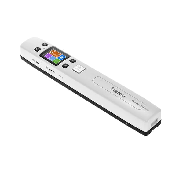 Wifi 1050DPI High Speed Portable Wand Document & Images Scanner A4 Size JPG/PDF Formate LCD Display for Business Reciepts Books