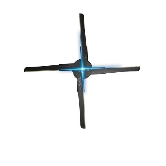 Wifi 3D Hologram Projector Fan 510 LED Holographic Lmaging Lamp Player 3D Remote Advertising Display Projector Light With 16G TF ,Easy to Operate