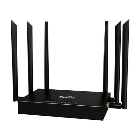 Wifi 6 Router Wireless Internet High Speed Smart Router With 6 Omnidirectional Antennas Plug And Play For Home Use Plastic Material Router