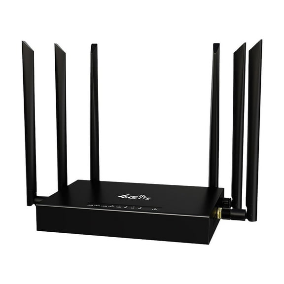 Wifi 6 Router Wireless Internet High Speed Smart Router With 6 Omnidirectional Antennas Size As Shown Plastic Material