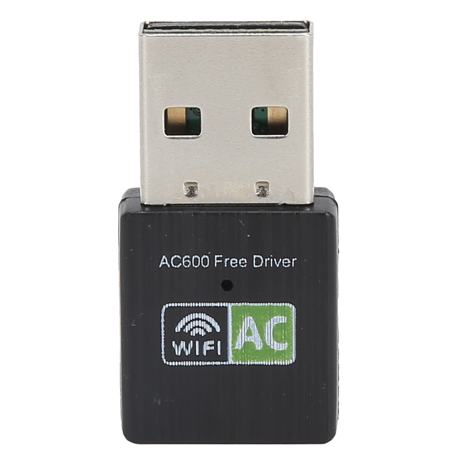 Wifi Adapter USB Receiver 600Mbps 2.4Ghz5Ghz Dual Band Wireless Network Card Black