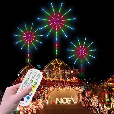 Smart RGB Firework LED Lights - Dream Color Atmosphere Tape With Remote & App Control For Xmas Wedding Party Decor