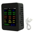 thumbnail image 1 of Wifi Capable Air Quality Monitor 12 in 1 For Various Applications at Home Black, 1 of 8