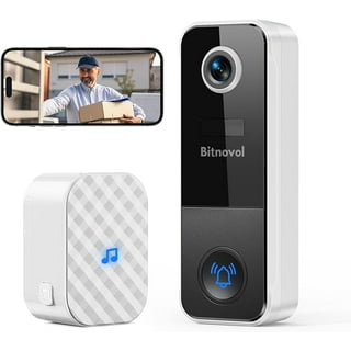 MUBVIEW Doorbell Camera Wireless with Chime, Video Doorbell - No  Subscription, Voice Changer, Motion Zones, 1080HD, PIR Human Detection,  2.4Ghz WiFi