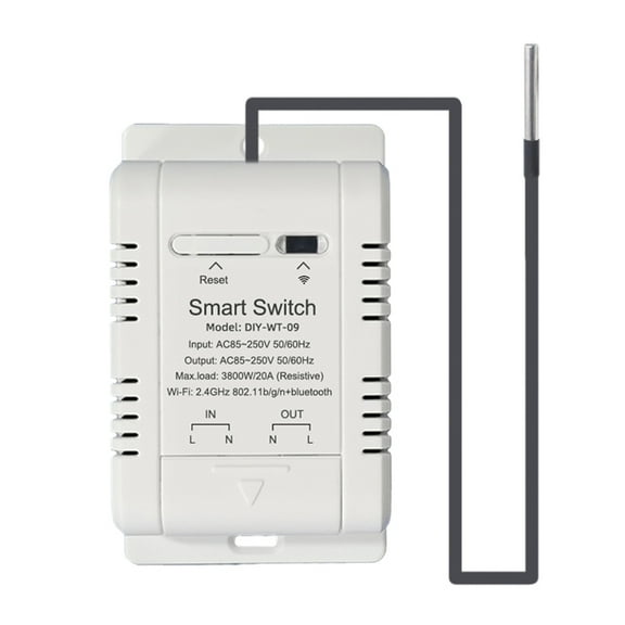 Wifi Ewelink WiFi Temperature Switch Mobilephone APP Control With Data Statistics Support IFTTT Automation Scenarios Function Compatible With  And  Assistant For Voice