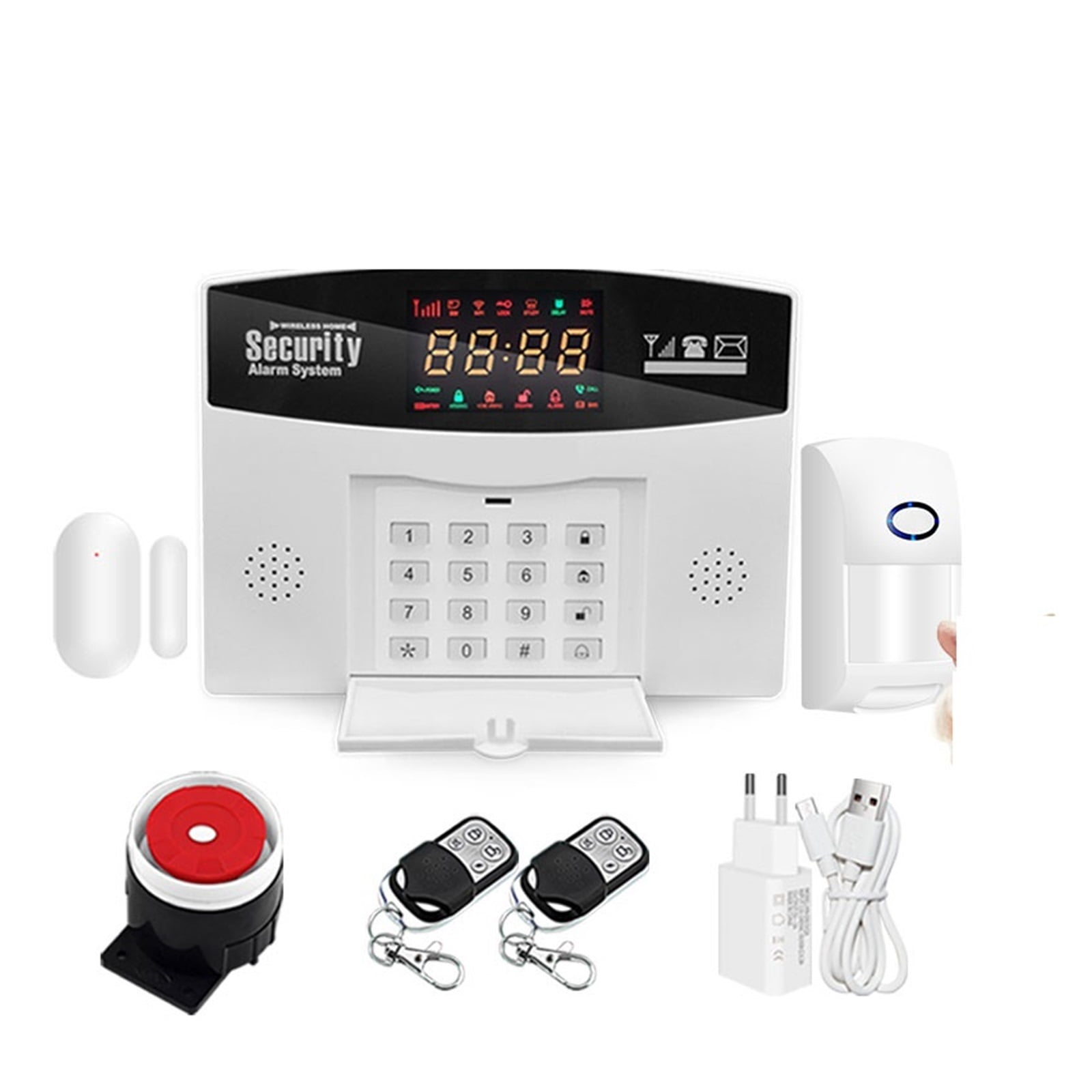 Wifi GSM Alarm System Wireless Host Tuya Smart Home Burglar Security