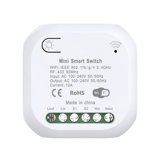 Smartware Rf433 Wifi RF433 Smart Switch DIY Light Mini Switches Control Wireless Smart ...