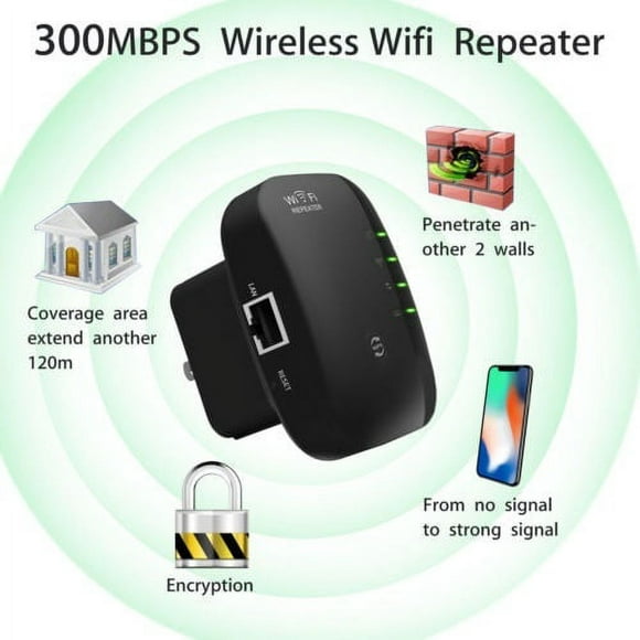 Wifi Range Extender Repeater Wireless Amplifier 300Mbps Router Signal Booster