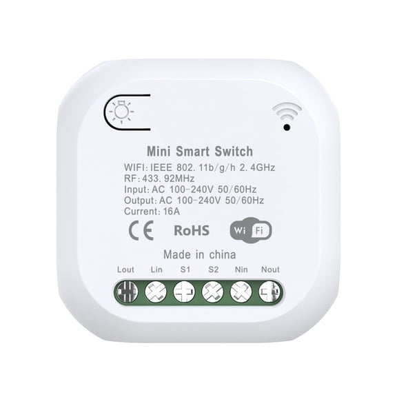 Wifi Rf433 Smart Switch Diy Light Mini Switches Control Wireless Smart Relay