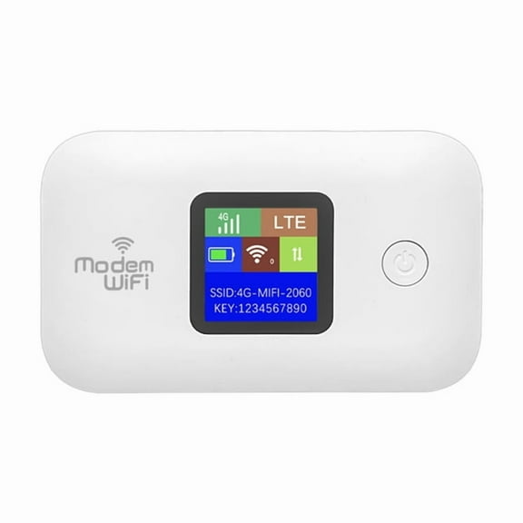 Wifi Router 4G Wireless Portable Modem Mini Outdoor Hotspot 150mbps Pocket Mifi Sim Card Slot Repeater 3000mah White