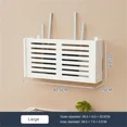 Wifi Router Storage Box Outlet Set Top Case Wall Mount Board Cover Hide