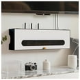 thumbnail image 1 of Wifi Router Storage Box,Wood Cable Management Organiser Box, Power Strip Cable Management Hider Rack,Home Decoration for Bedroom, Living Room, 1 of 7