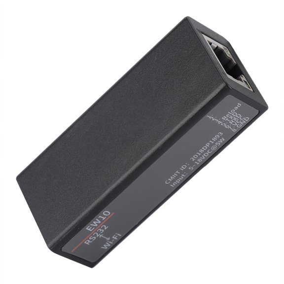 Wifi Serial Server RS232 to Wireless Networking Modbus Adapter 5-36VDC Elfin-EW10A Protocol Converter Dual Unit Compact Ethernet Module 2.4 inches / 6.1 cm