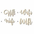 thumbnail image 1 of Wifi Sign Unfinished Wood Cutout Home Decor DIY Option 4- 48" Wide / 1/4", 1 of 3