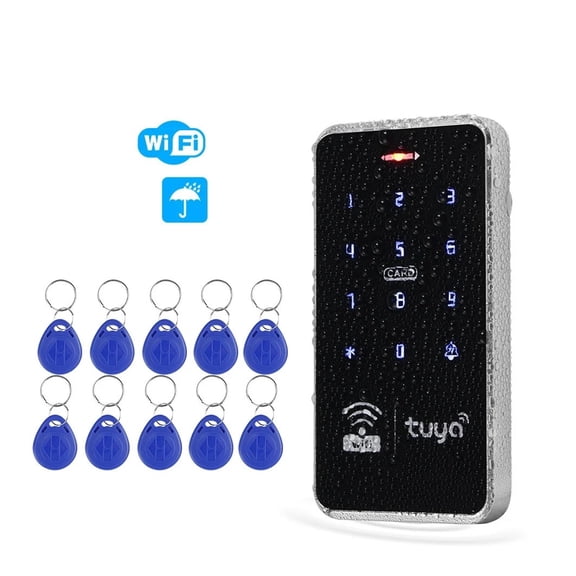 Wifi Smart Access Controller Keyboard IP68 Waterproof Touch Keypad Password Lock APP Remote Control