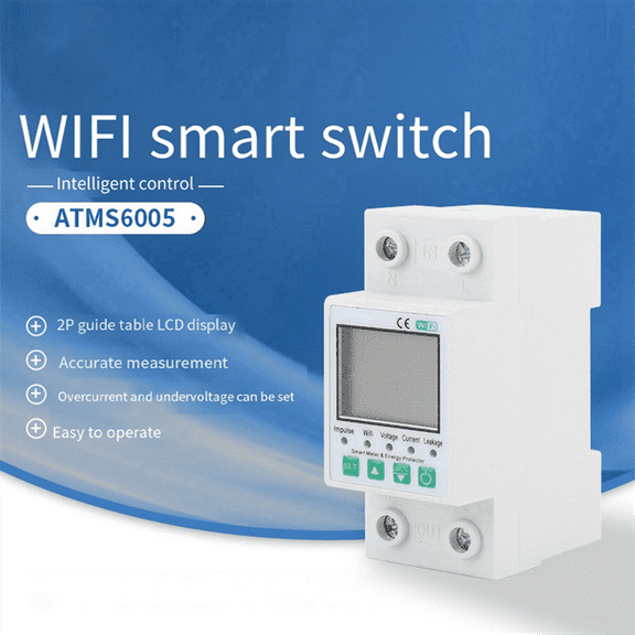 Wifi Smart Switch ATMS6005 Smart Timer Relay Mobile Phone Remote Power Timing Switch