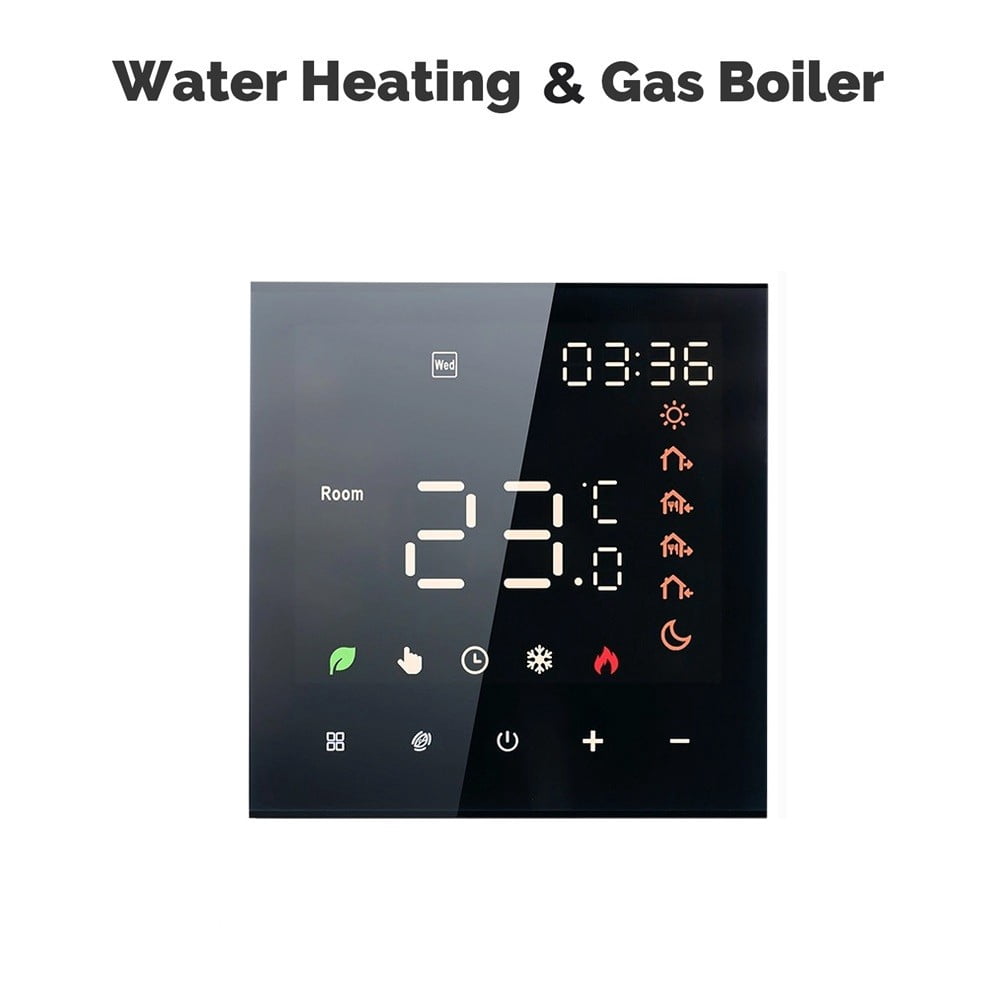 Temperature Remote Controller Wifi Smart Thermostat Lcd Display Touch Screen Temperature Remote ...