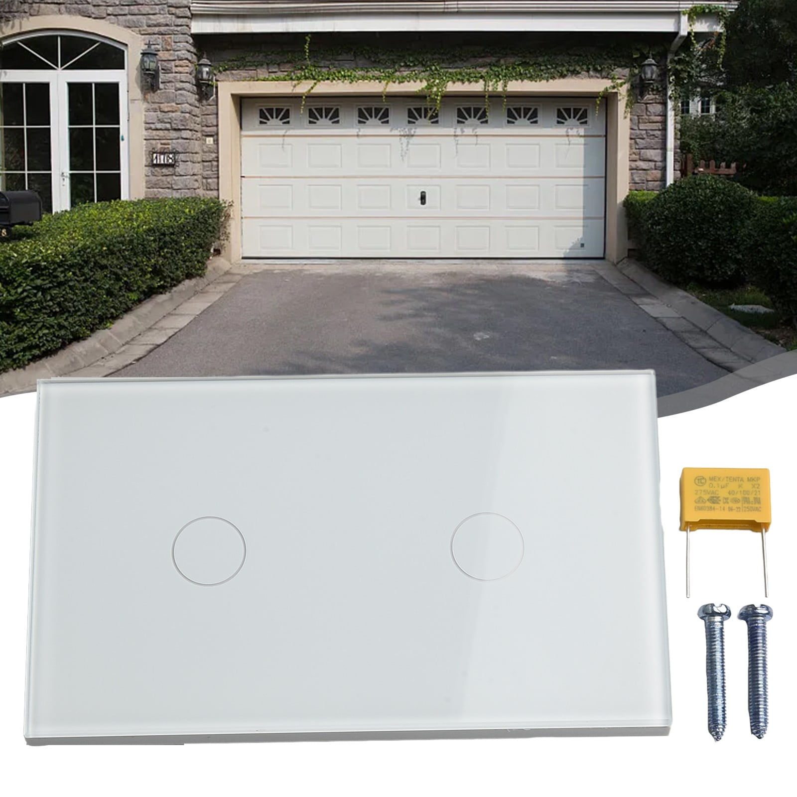 Wifi Switch Smart Home Touch Rf Light Wall Panel 1/2/3 Gang White Us 2