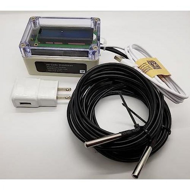 Wifi Temperature Probe Sensor, Monitor From Anywhere With Email & Text