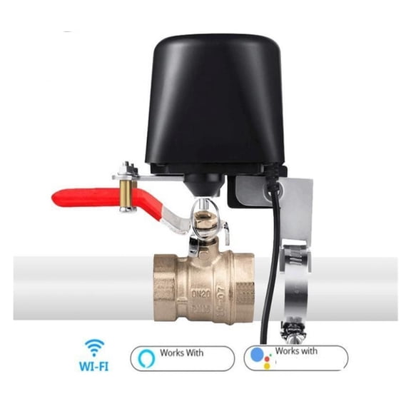 Wifi/Zigb Smart Valve Controller For Water Gas Pipeline Auto Shut ON Off Compatible Support Smart Wireless Control