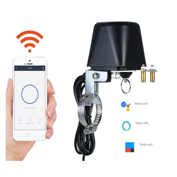 Wifi/Zigb Smart Valve Controller For Water Gas Pipeline Auto Shut ON Off Compatible Support Smart Wireless Control