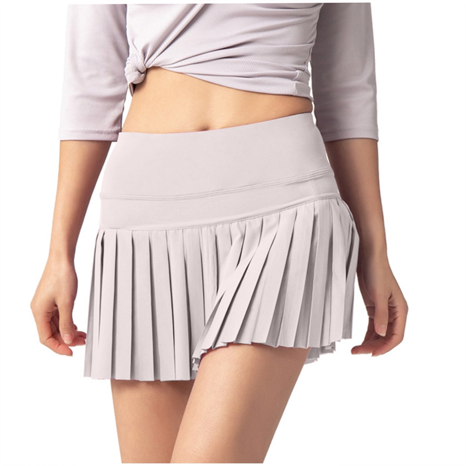 Erwazi Womens Pleated Tennis Skirts High Waisted Lightweight Athletic